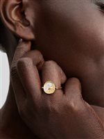 Anello Pandora Donna in Lega metallica Madreperla artificiale in bioresina 164812C01-52 - 164812C01-52